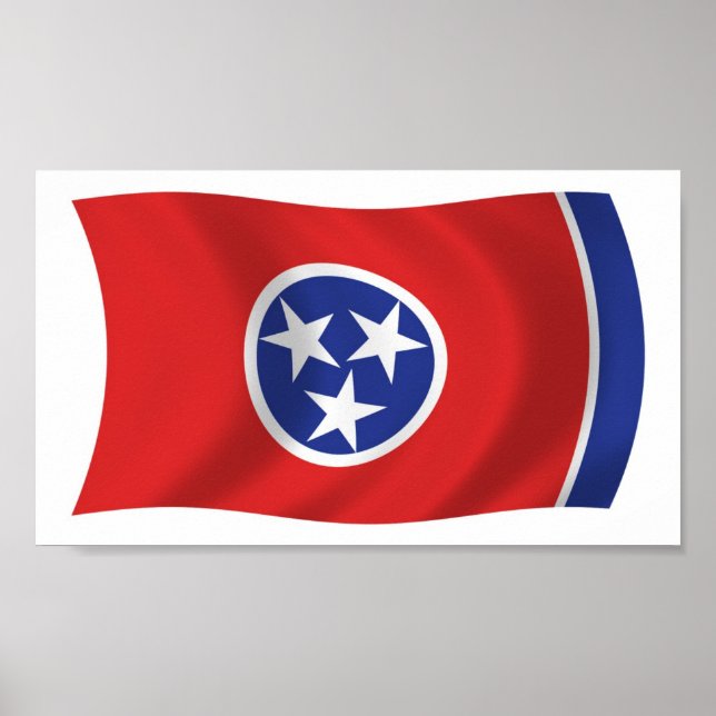 Tennessee Flag Poster Print (Front)