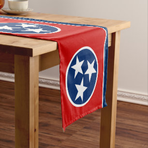 Tennessee flag & Sport fan house decor / Tennessee Short Table Runner