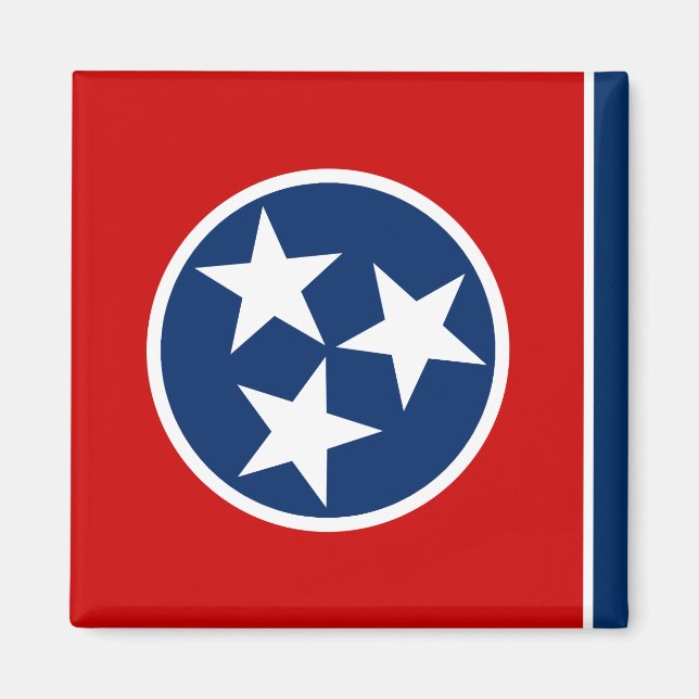 Tennessee flag & Tennessee, USA holiday/sports Magnet (Front)