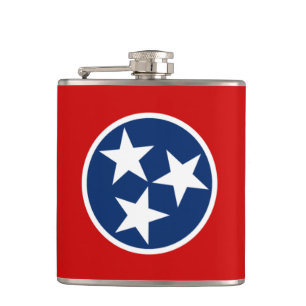 Tennessee Flag & travel Tennesse USA States/sports Hip Flask