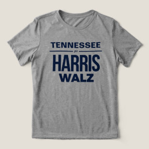 Tennessee for Harris Walz Tri-Blend Shirt