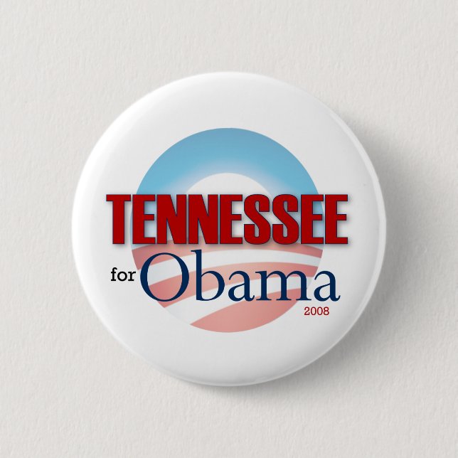 TENNESSEE for Obama 6 Cm Round Badge (Front)