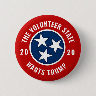 Tennessee for Trump 6 Cm Round Badge