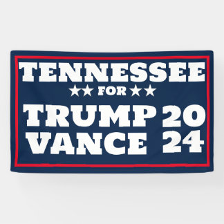 Tennessee for Trump Vance 2024 Banner