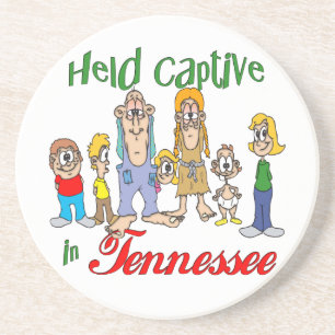 Tennessee Funny Trailer Park Sandstone Coaster