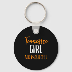 Tennessee Girl And Proud Of It Womens Football Vin Key Ring