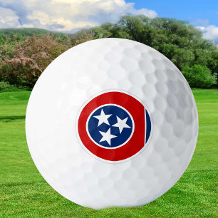 Tennessee Golf Balls, state Flag / Patriots Balls