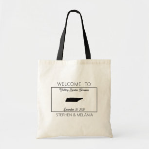 Tennessee Guests Welcome Wedding Tote Bag