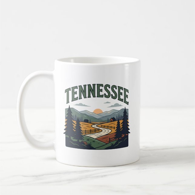 Tennessee Heritage Landscape Coffee Mug (Left)