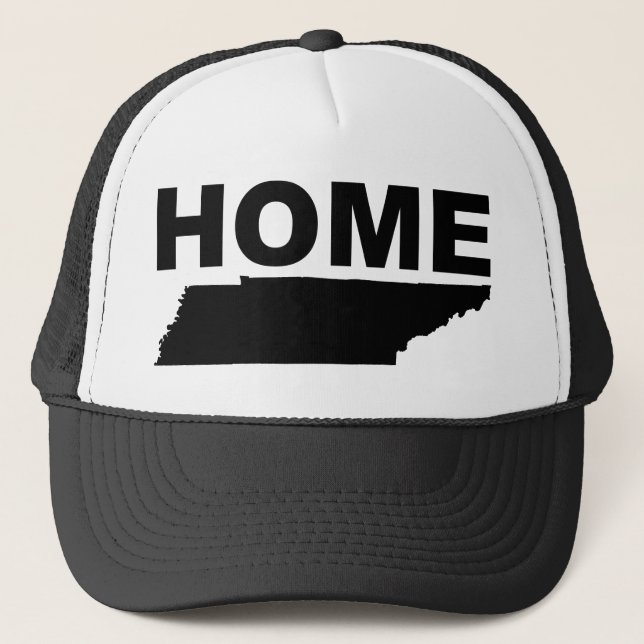 Tennessee Home Away From State Ball Cap Hat (Front)