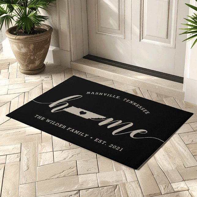 Tennessee Home State Personalised Doormat (Creator Uploaded)