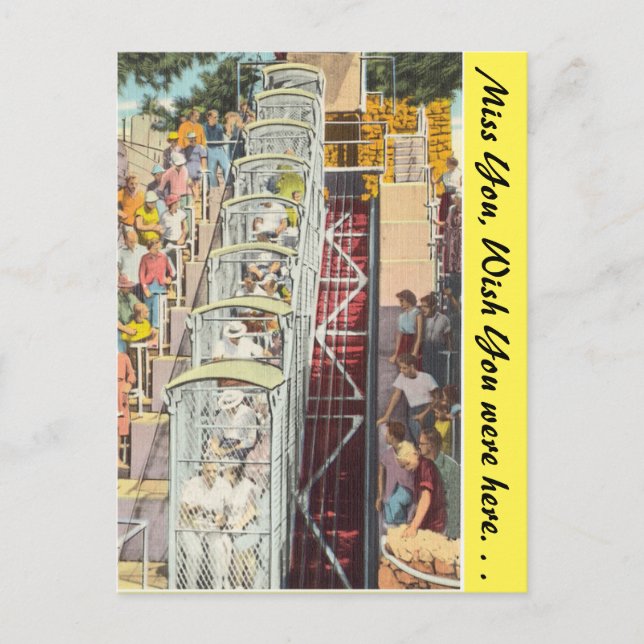 Tennessee, Incline Rail, Lookout Mountain Postcard (Front)