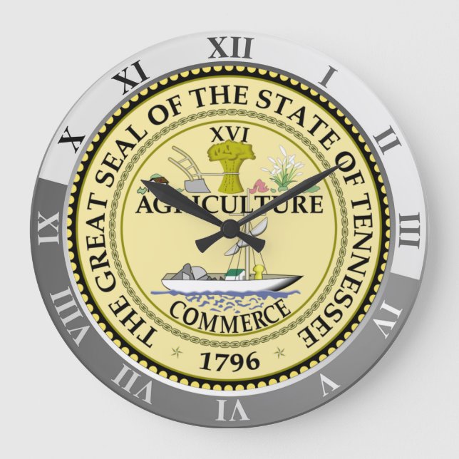 Tennessee Large Clock (Front)