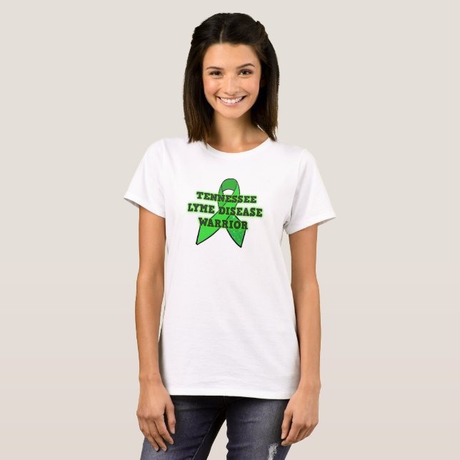 Tennessee Lyme Disease Warrior Shirt (Front Full)