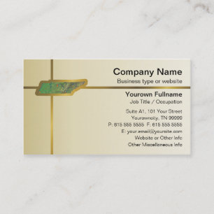 Tennessee Map Business Card