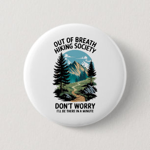 Tennessee Merchant Out Of Breath Hiking Society Do 6 Cm Round Badge