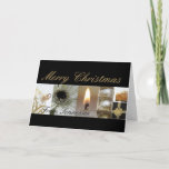 Tennessee Merry Christmas Collage Card<br><div class="desc">Created from an original Studio Porto Sabbia photo! This Black,  White & Gold Christmas Collage card is available for different (family) relations,  all US states and in various languages.</div>