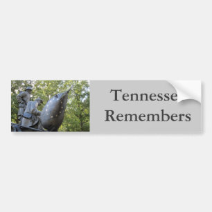 Tennessee Monument Shiloh National Military Park Bumper Sticker