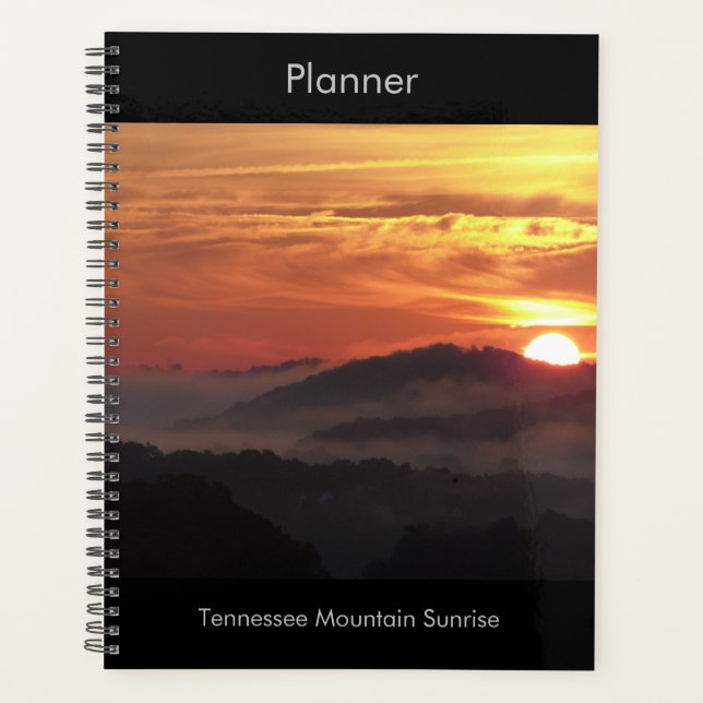 Tennessee Mountain Sunrise Planner (Front)