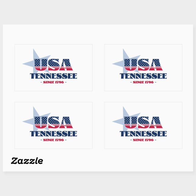Tennessee My Home State Sticker (Sheet)