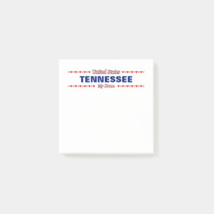 TENNESSEE - My Home - United States; Hearts Post-it Notes