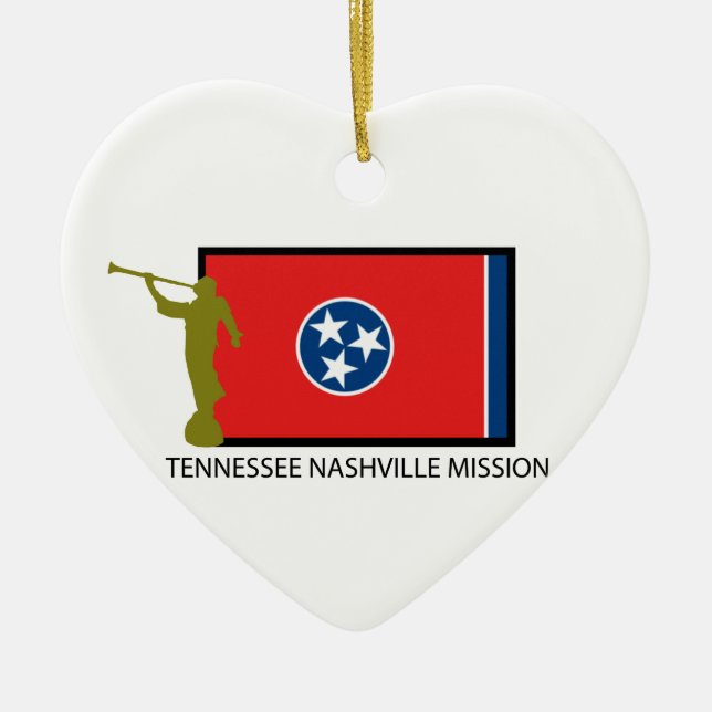TENNESSEE NASHVILLE MISSION LDS CTR CERAMIC ORNAMENT (Front)