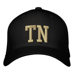 Tennessee Postal Code Baseball Cap (Black/Gold)