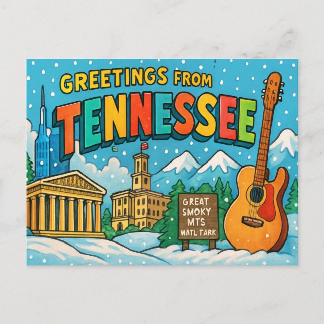 TENNESSEE Postcard (Front)