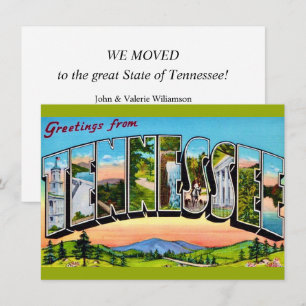 Tennessee Postcard Moving Announcement