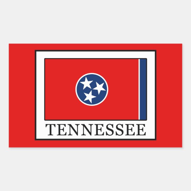 Tennessee Rectangular Sticker (Front)