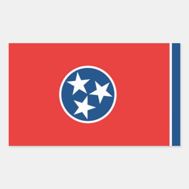 Tennessee Rectangular Sticker (Front)