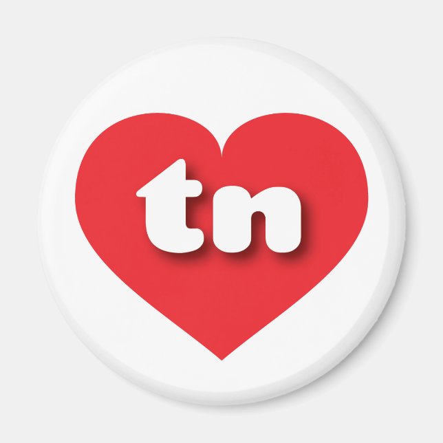 Tennessee red heart - I love tn Magnet (Front)