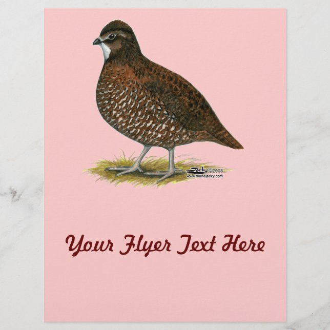 Tennessee Red Quail Flyer (Front)