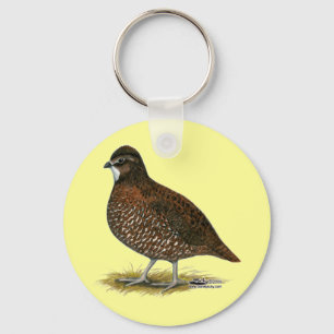 Tennessee Red Quail Key Ring