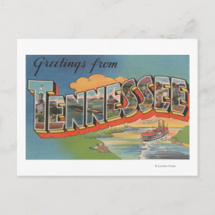 Tennessee (Riverboat Scene) Postcard