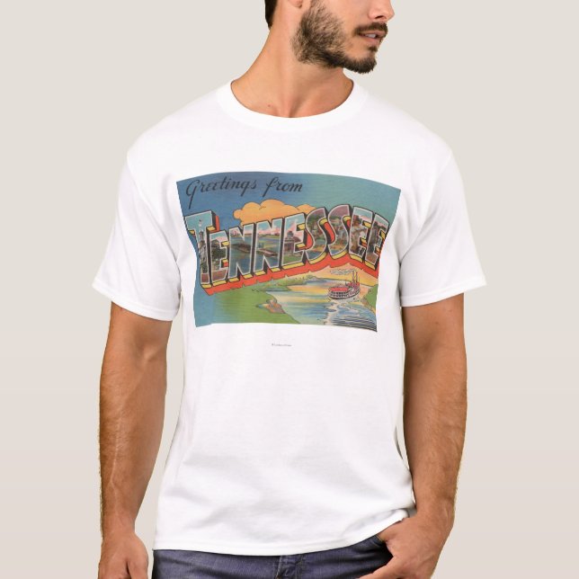 Tennessee (Riverboat Scene) T-Shirt (Front)