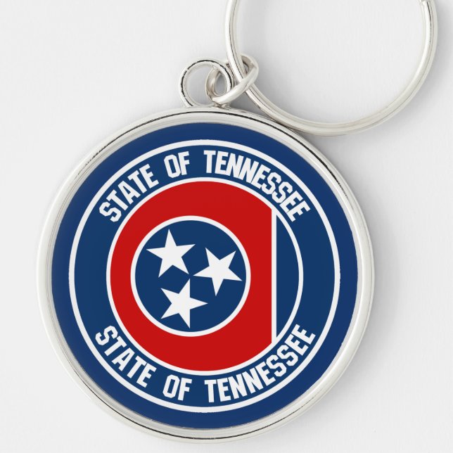 Tennessee Round Emblem Key Ring (Front)