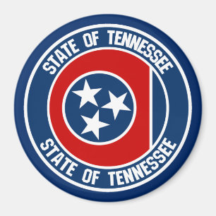 Tennessee Round Emblem Magnet