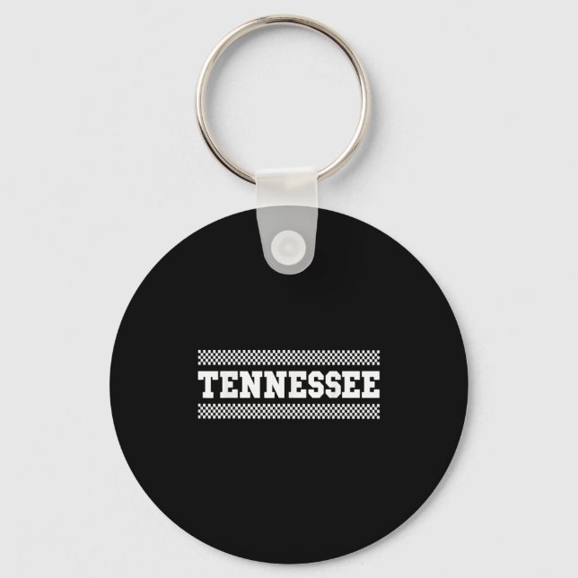 Tennessee Shirts. Tn Us College Font For Men Women Key Ring (Front)
