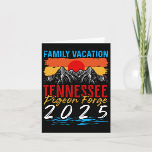 Tennessee Smoky Mountains Family Vacation 2025 Pig Card
