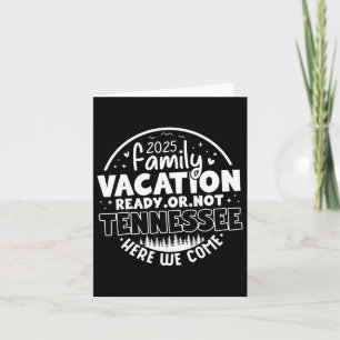 Tennessee Smoky Mountains Family Vacation Gatlinbu Card
