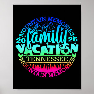 Tennessee Smoky Mountains Family Vacation Poster