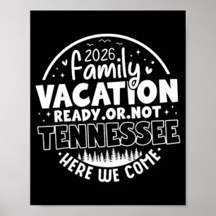 Tennessee Smoky Mountains Family Vacation Poster