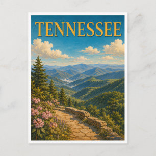 Tennessee Smoky Mountains GeoSaga Postcard