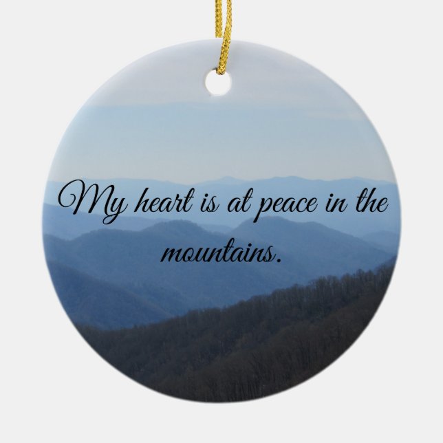 Tennessee Smoky Mountains Ornament (Front)