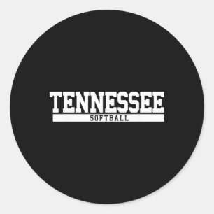 Tennessee Softll _4 Classic Round Sticker