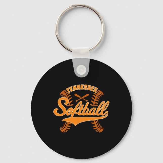 Tennessee Softll  Key Ring (Front)