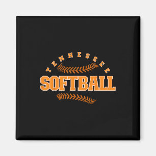 Tennessee Softll Vintage Mens Kids Team Retro Soft Magnet