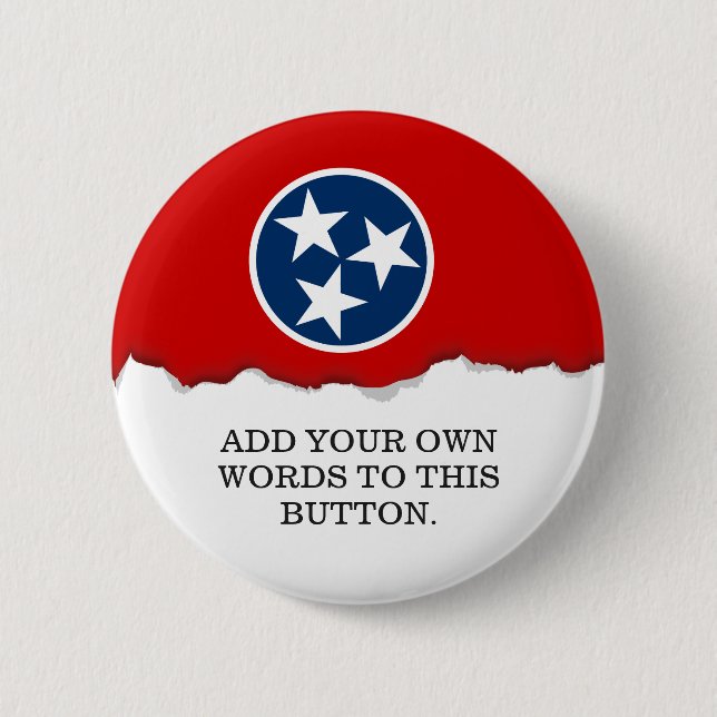 Tennessee State Flag 6 Cm Round Badge (Front)