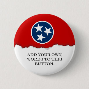 Tennessee State Flag 6 Cm Round Badge
